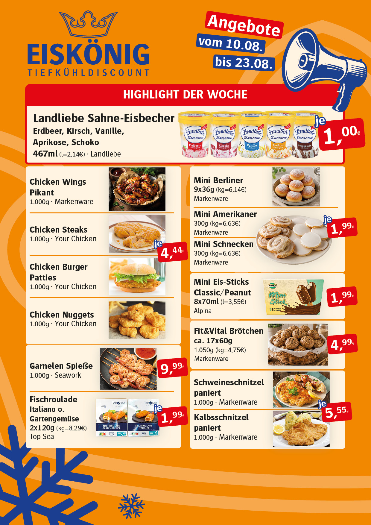 0726-0849_01_Flyer_web_So Angebote Eiskönig Tiefkühl Discount Nordhorn